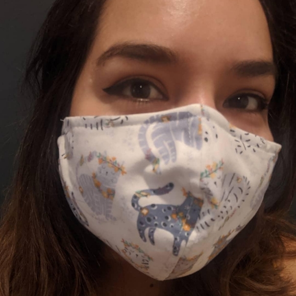 Cats Custom Summertime Size Face Mask - Picture 1 of 4